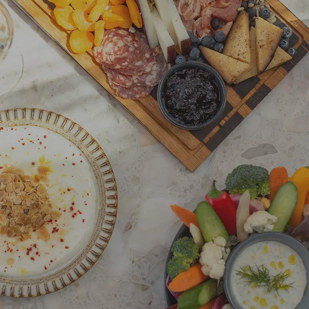 Charcuterie and mezze at CALA