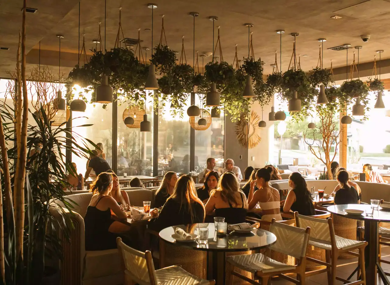 CALA's dining room full for dinner in Old Town Scottsdale