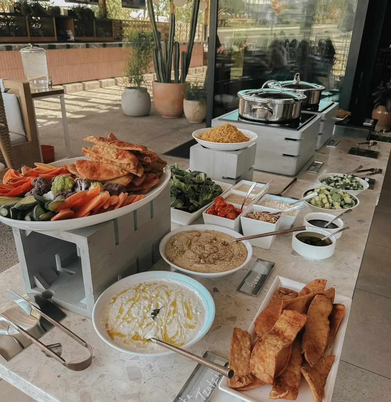 A Cala Grand brunch buffet station